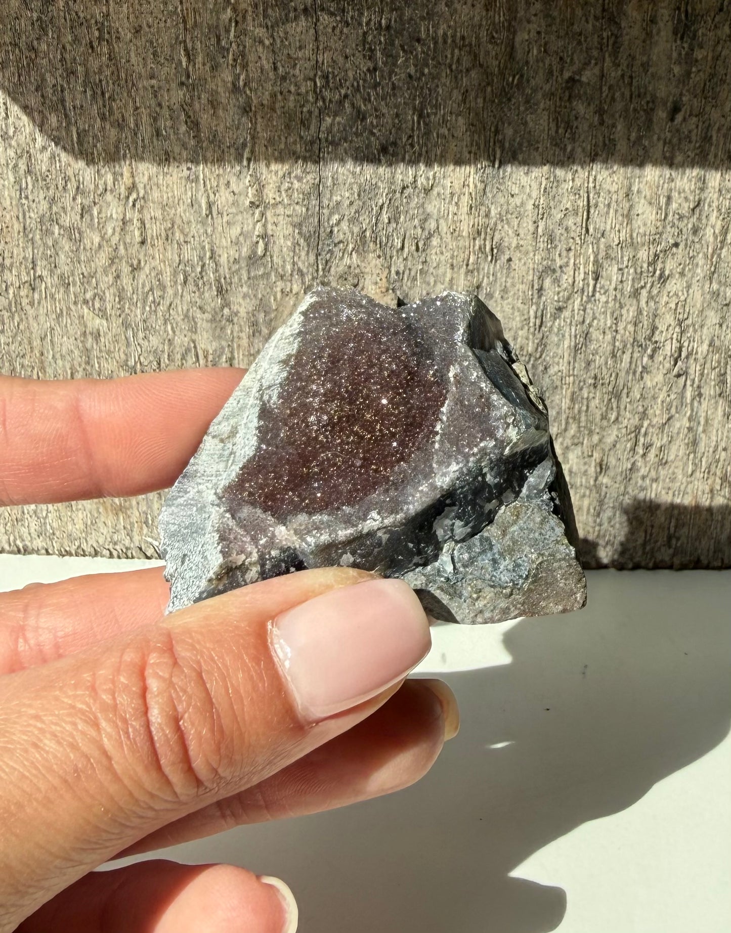 Ruwe druzy kwarts