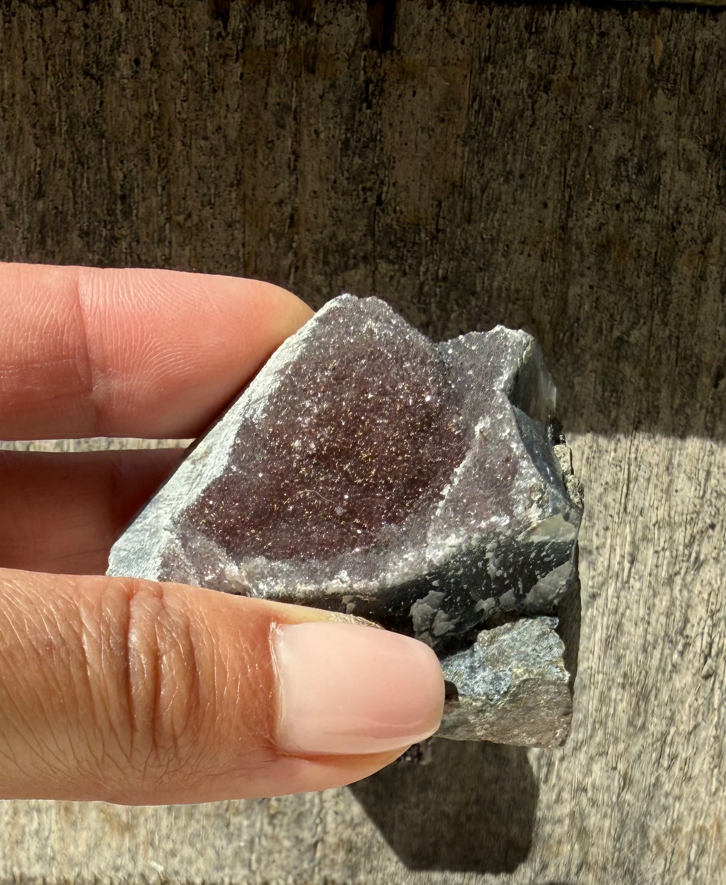 Ruwe druzy kwarts