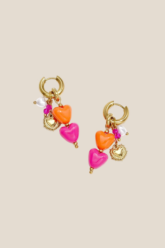 Amalfi Love Earrings RVS