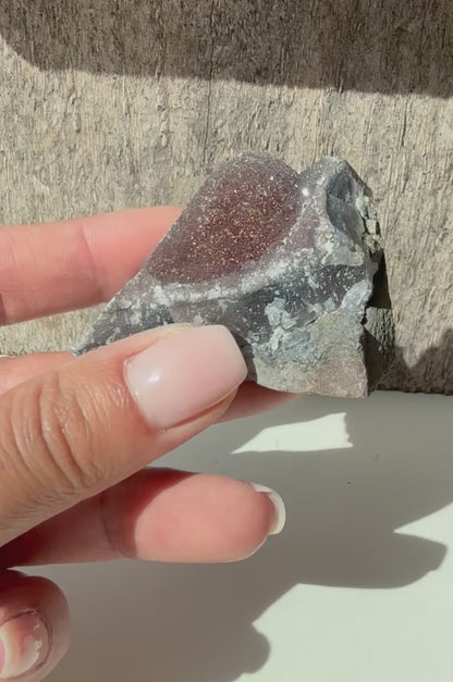 Ruwe druzy kwarts