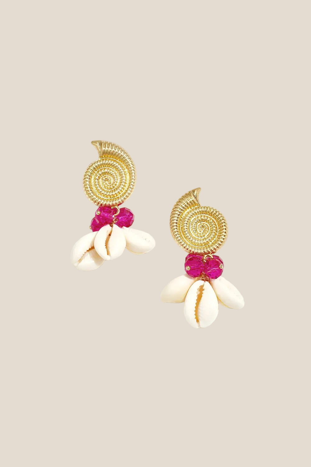 Solea Shell Earrings RVS